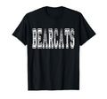 Bearcats Mascot Distressed School T-Shirt - Novelty Apparel Men Women - T-Shirt, Sweatshirt, Hoodie