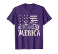 American Motorcycle Flag Merica Biker T-Shirt - Trendy Graphic for Adults - T-Shirt, Sweatshirt, Hoodie