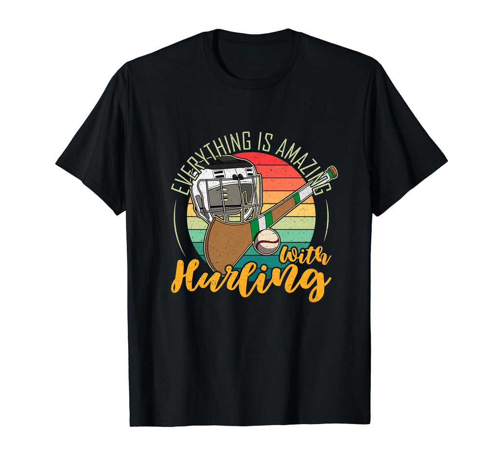 Hurling Helmet Athletic Goalkeeper T-Shirt - Custom Art Print Unisex - T-Shirt, Sweatshirt, Hoodie