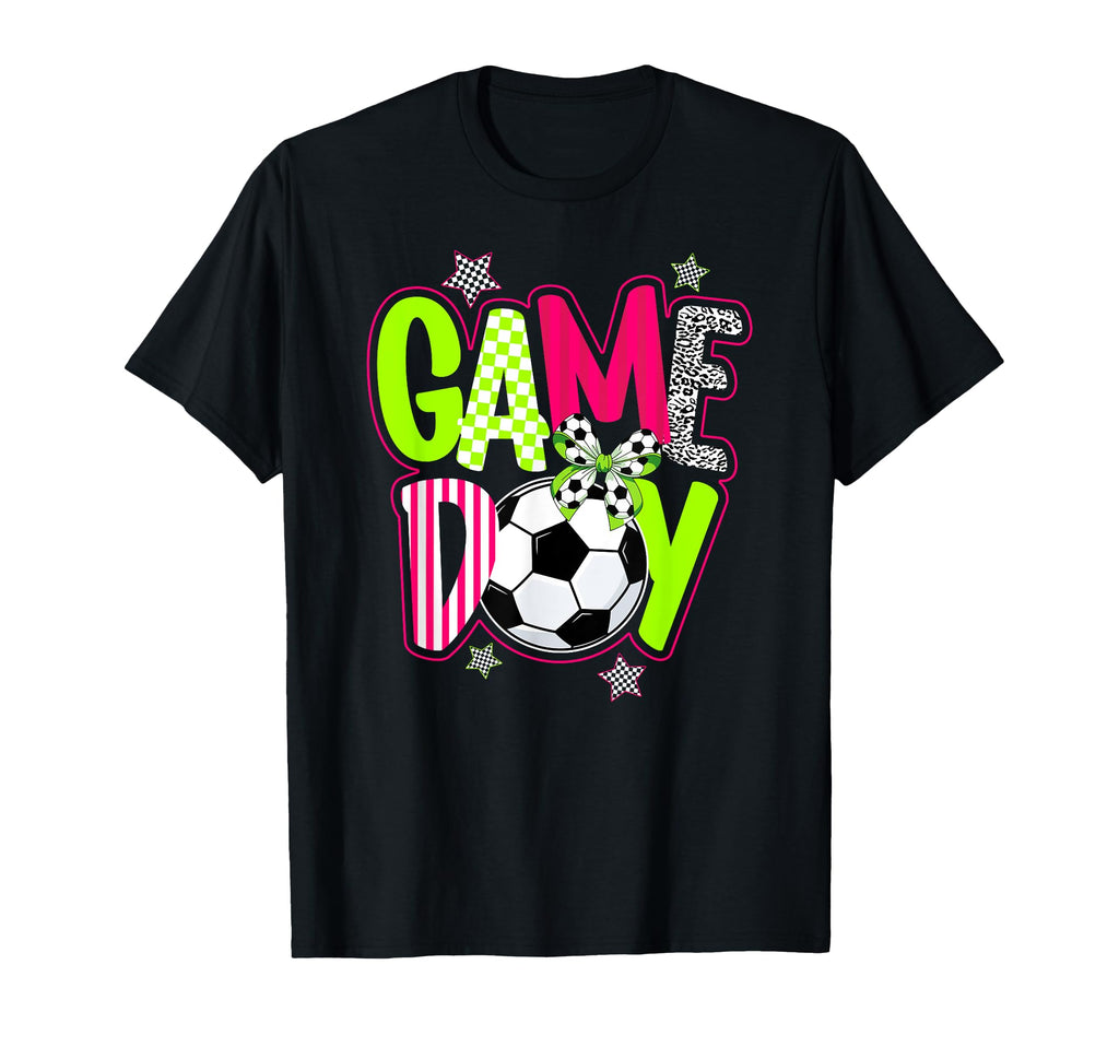 Game Day Coquette Soccer Game Day Soccer T-Shirt - Novelty Apparel Unisex - T-Shirt, Sweatshirt, Hoodie