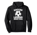 Birthday Team Player Sports Soccer Born Hoodie - Fun Novelty Design Unisex - T-Shirt, Sweatshirt, Hoodie
