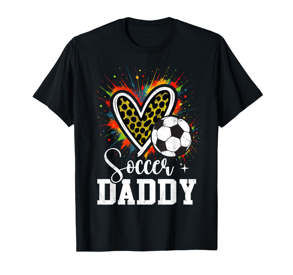 My Favorite Soccer Ball Dad Leopard Hoodie - Unique Graphic for Adults - T-Shirt, Sweatshirt, Hoodie