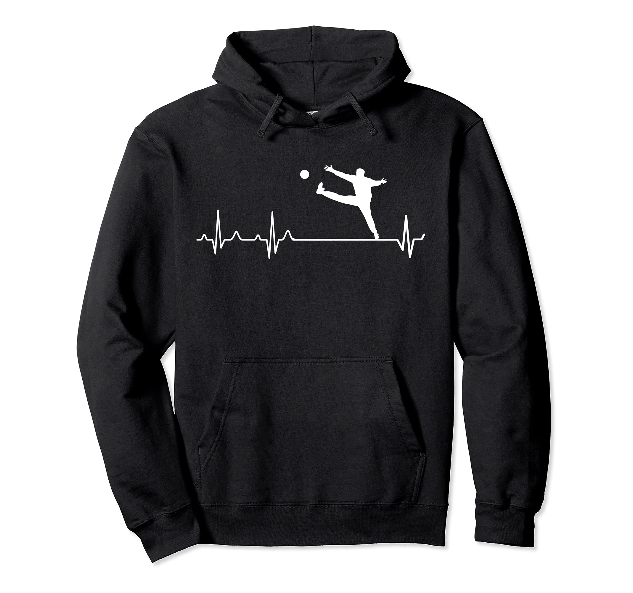 Handball Goalkeeper Heartbeat I Love Hoodie - Novelty Apparel Unisex - T-Shirt, Sweatshirt, Hoodie