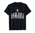 Romania Flag Romanians Pride Soccer T-Shirt - Aesthetic Graphic Unisex - T-Shirt, Sweatshirt, Hoodie