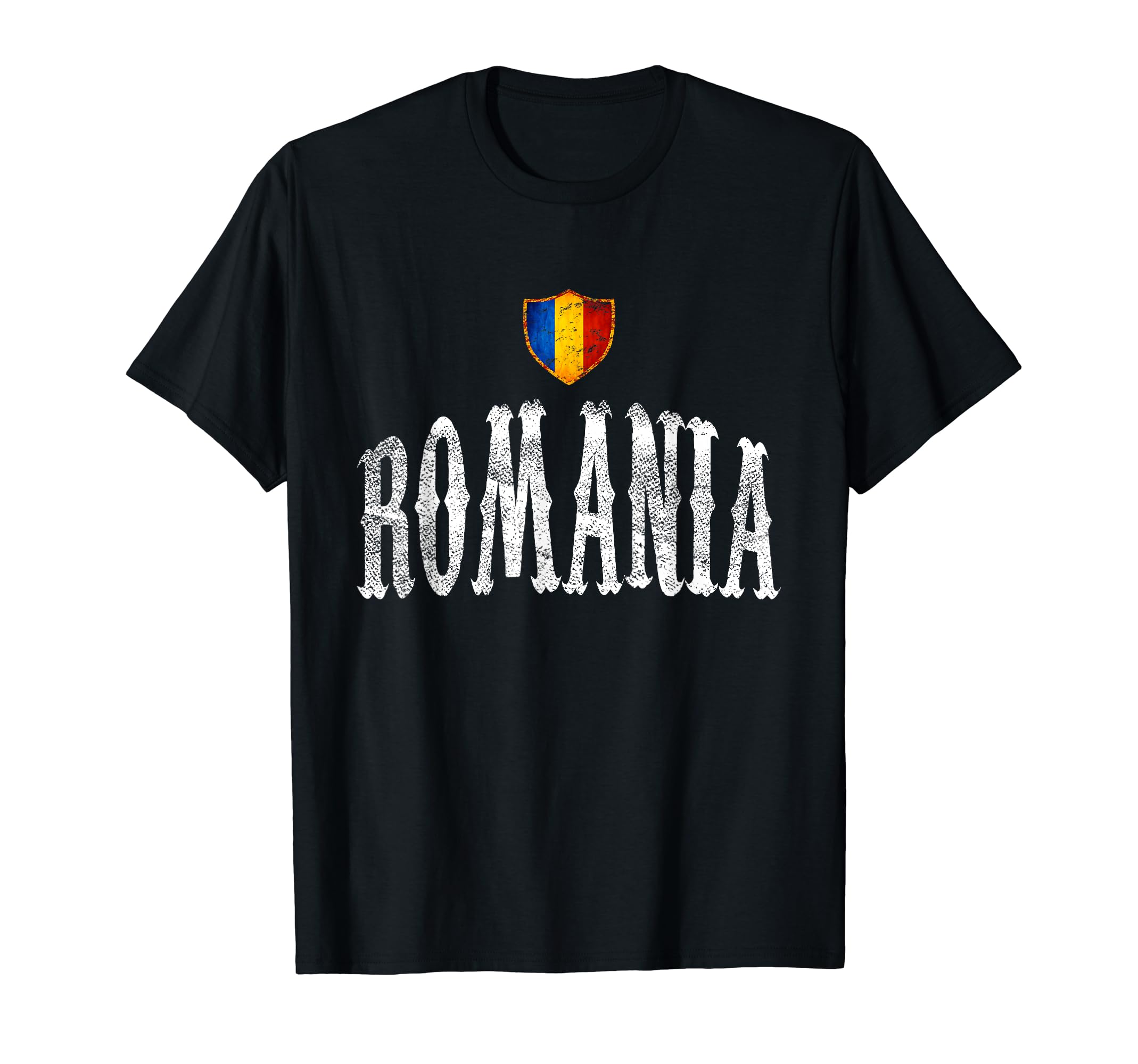 Romania Flag Romanians Pride Soccer T-Shirt - Aesthetic Graphic Unisex - T-Shirt, Sweatshirt, Hoodie