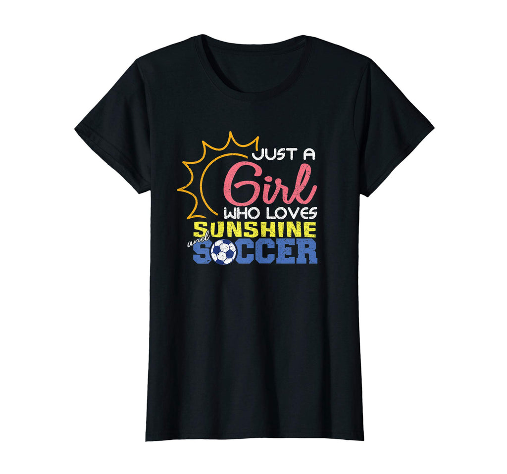 Just Who Loves Sunshine And Soccer T-Shirt - Custom Art Print for Adults - T-Shirt, Sweatshirt, Hoodie