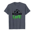 Soccer Is Life Passionate Fan Sports T-Shirt - Trendy Graphic Men Women - T-Shirt, Sweatshirt, Hoodie