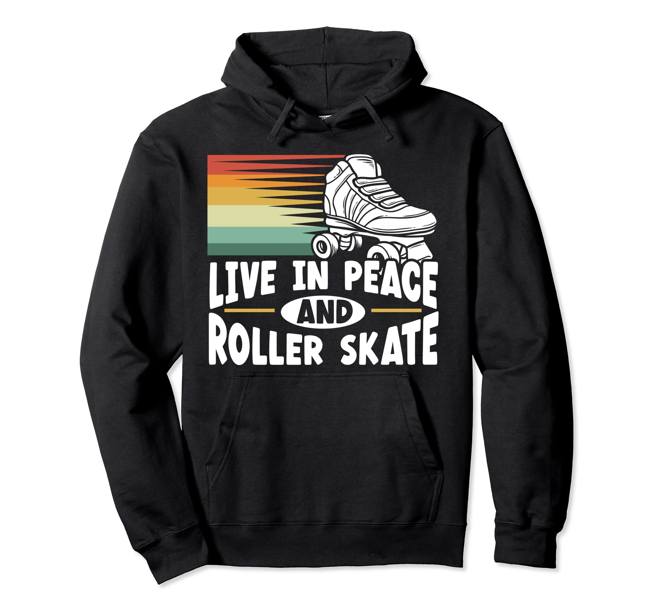 Roller Skating Roller Skater Hoodie - Streetwear Style Men Women - T-Shirt, Sweatshirt, Hoodie
