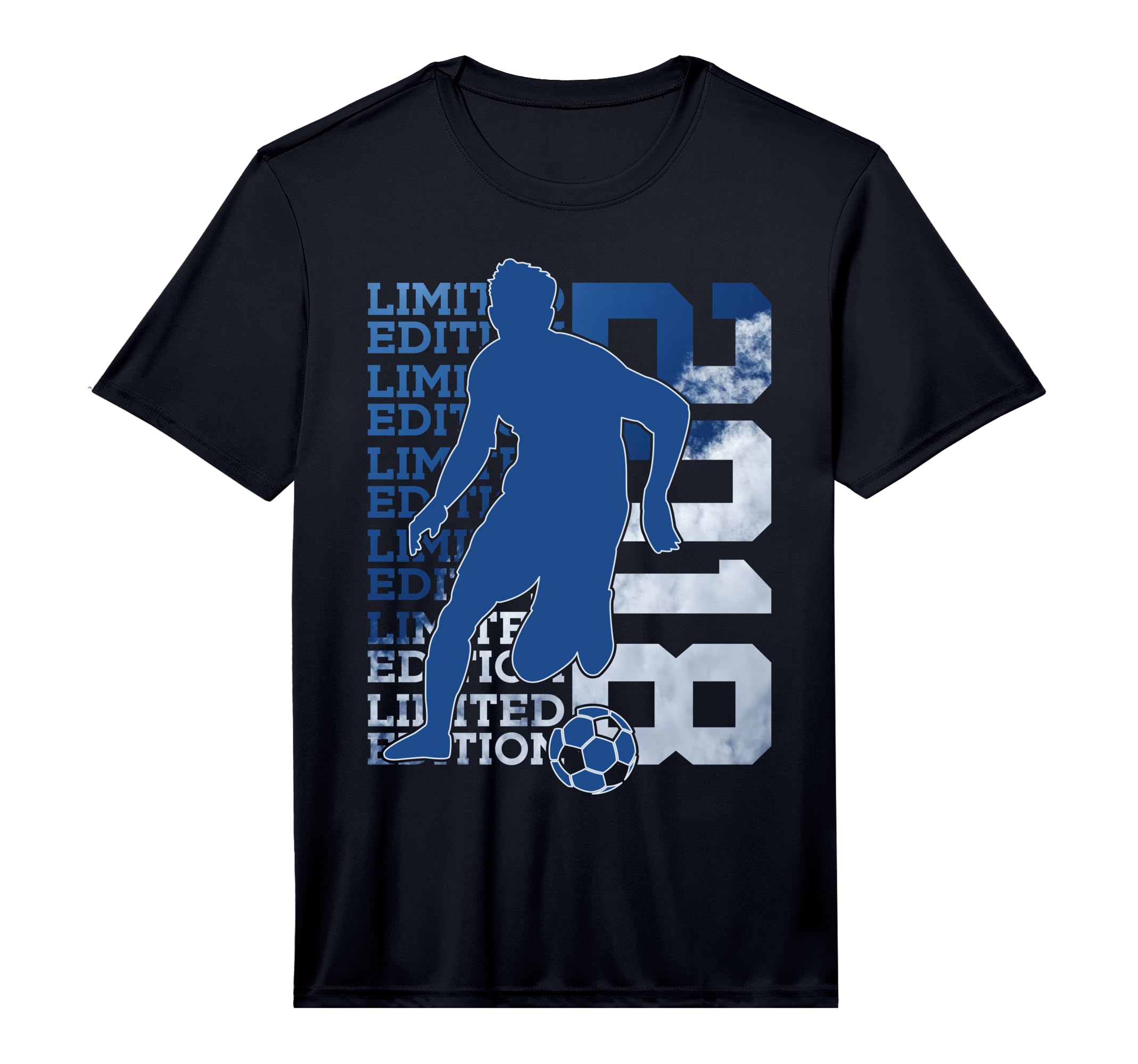 2018 8 Years Soccer 8Th Birthday T-Shirt - Custom Art Print Unisex - T-Shirt, Sweatshirt, Hoodie