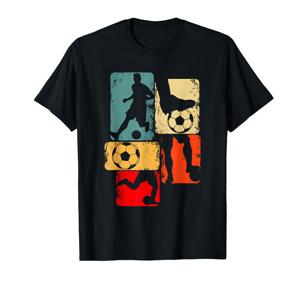 Soccer Player Motives Colored T-Shirt - Unique Graphic for Adults - T-Shirt, Sweatshirt, Hoodie