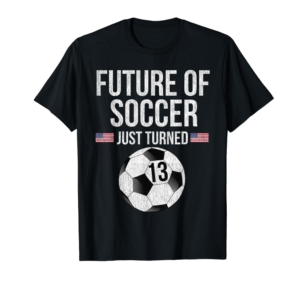 13 Year Old Soccer Player T-Shirt - Custom Art Print for Adults - T-Shirt, Sweatshirt, Hoodie