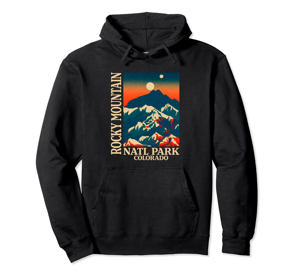 Colorado Rocky Mountain National Hoodie - Casual Everyday Wear for Adults - T-Shirt, Sweatshirt, Hoodie