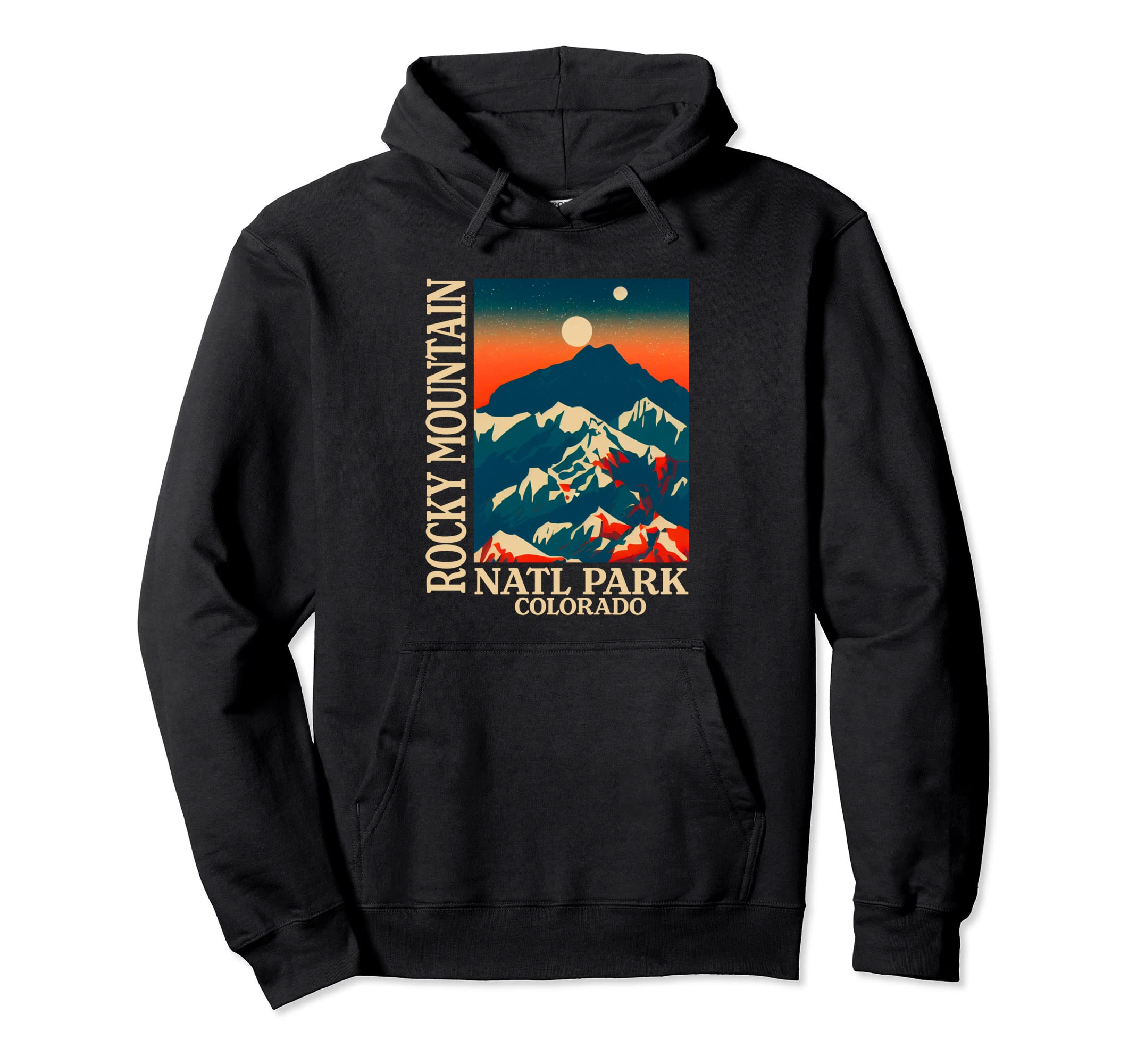 Colorado Rocky Mountain National Hoodie - Casual Everyday Wear for Adults - T-Shirt, Sweatshirt, Hoodie
