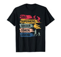 Dad Superhero Soccer Coach T-Shirt - Casual Everyday Wear for Adults - T-Shirt, Sweatshirt, Hoodie
