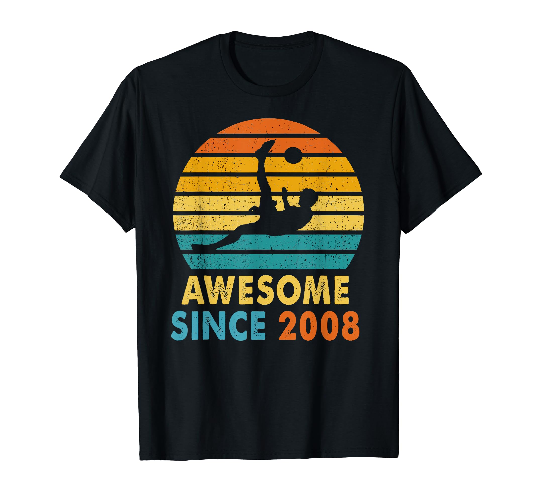 16Th Birthday Soccer Player 2008 Soccer T-Shirt - Custom Art Print Unisex - T-Shirt, Sweatshirt, Hoodie