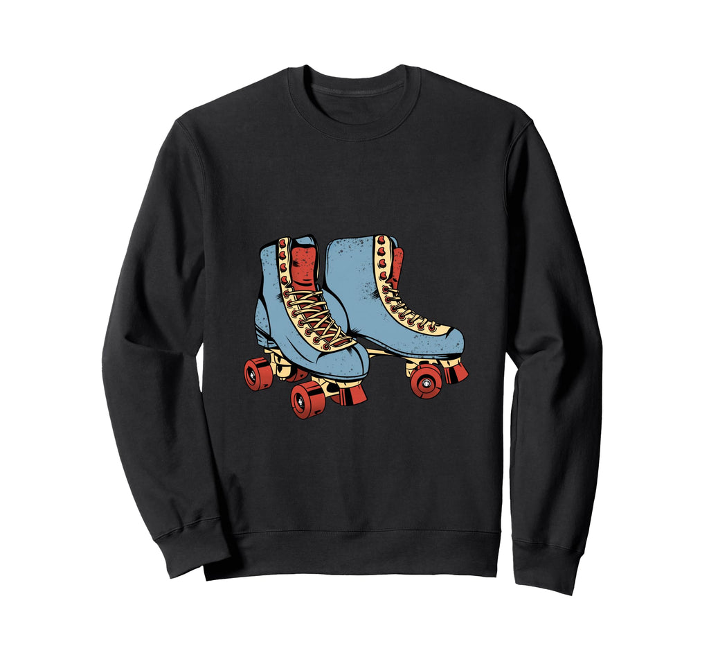 Blue Roller Skates Rollerblades Sweatshirt - Streetwear Style for Adults - T-Shirt, Sweatshirt, Hoodie