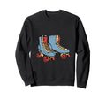 Blue Roller Skates Rollerblades Sweatshirt - Streetwear Style for Adults - T-Shirt, Sweatshirt, Hoodie