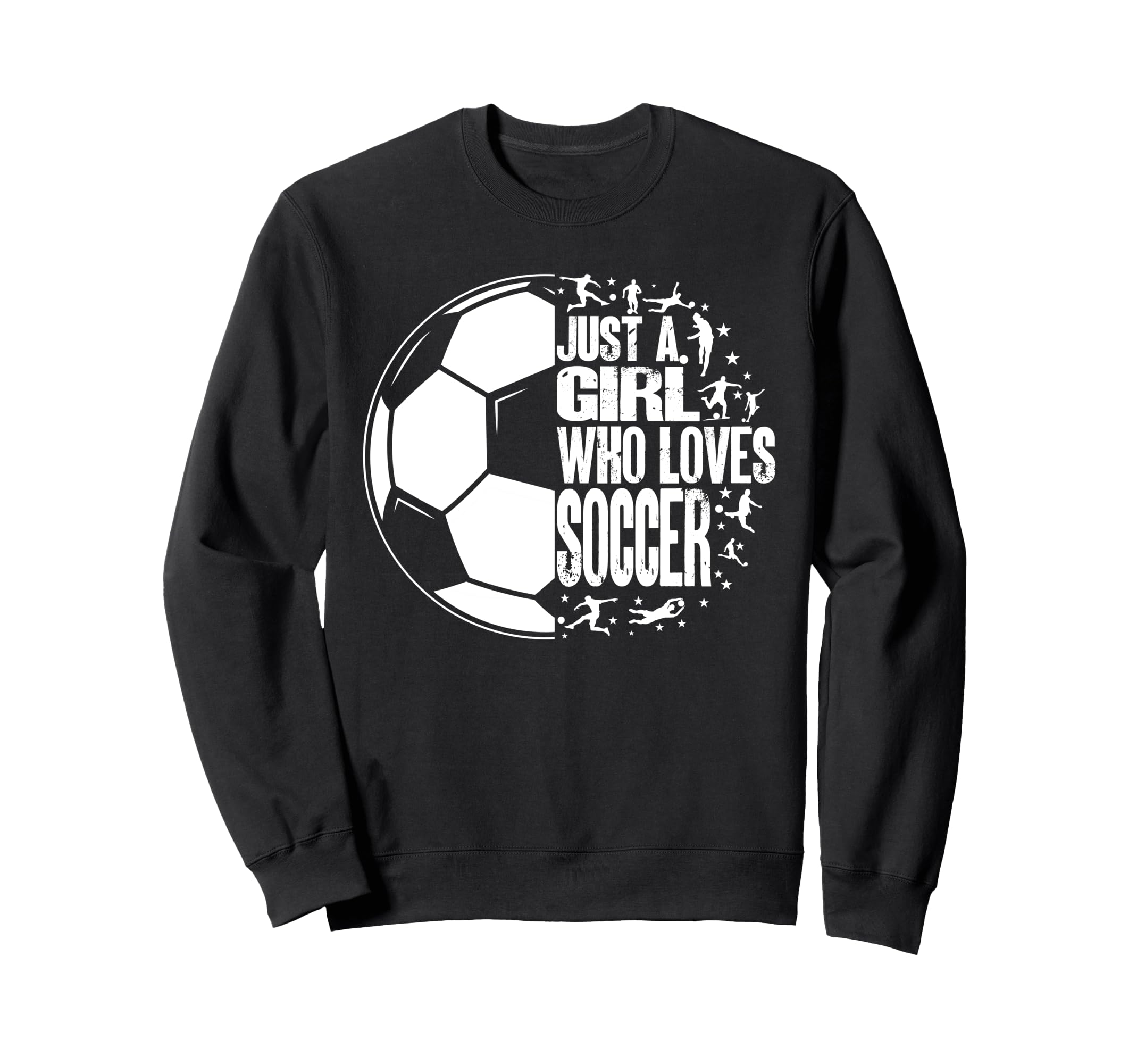 Funny Who Loves Soccer Sport Sweatshirt - Graphic Print Unisex - T-Shirt, Sweatshirt, Hoodie
