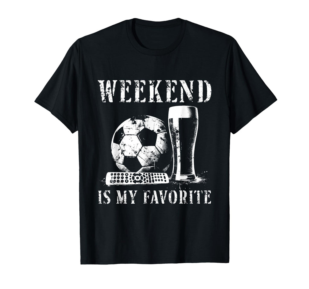 Weekend Is My Favorite Soccer Beer T-Shirt - Graphic Print for Adults - T-Shirt, Sweatshirt, Hoodie