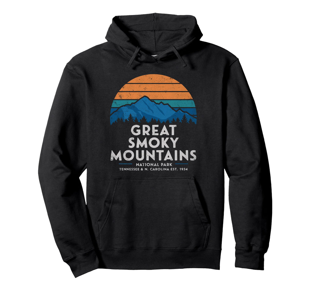 Great Smoky Mountains National Park Sunset Hoodie - Streetwear Style Unisex - T-Shirt, Sweatshirt, Hoodie