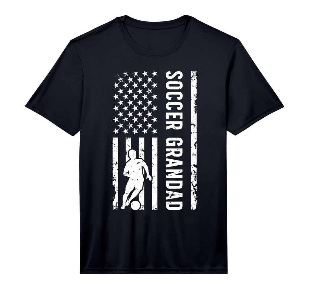 Mens Soccer Grandad Us Flag Grandad T-Shirt - Minimalist Print Men Women - T-Shirt, Sweatshirt, Hoodie