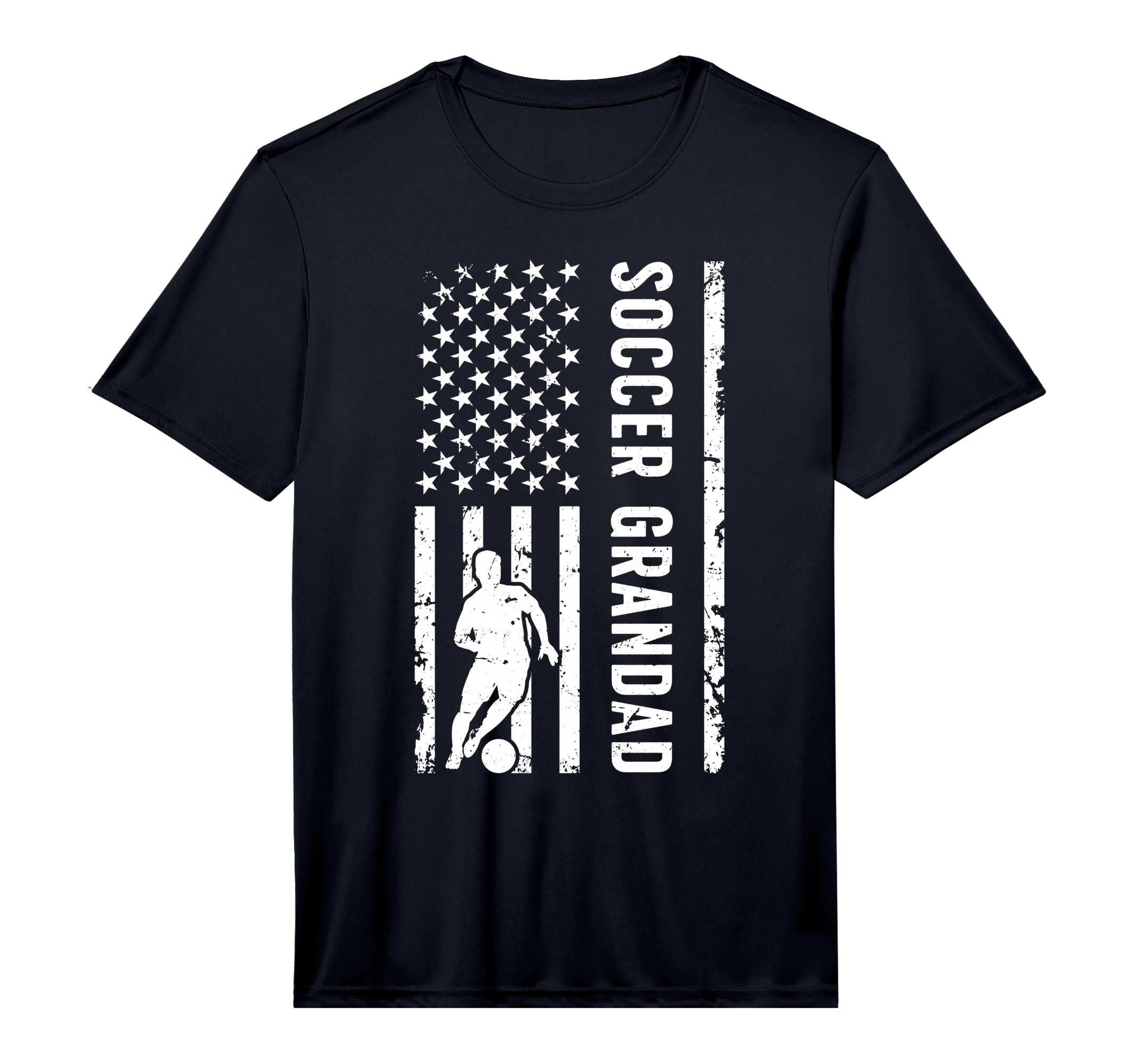 Mens Soccer Grandad Us Flag Grandad T-Shirt - Minimalist Print Men Women - T-Shirt, Sweatshirt, Hoodie