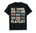 Funny Old School Playlist Cassette T-Shirt - Minimalist Print for Adults - T-Shirt, Sweatshirt, Hoodie