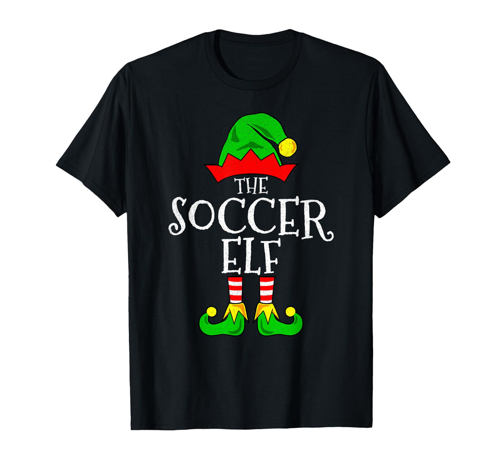 Soccer Elf Funny Family Matching T-Shirt - Graphic Print Men Women - T-Shirt, Sweatshirt, Hoodie