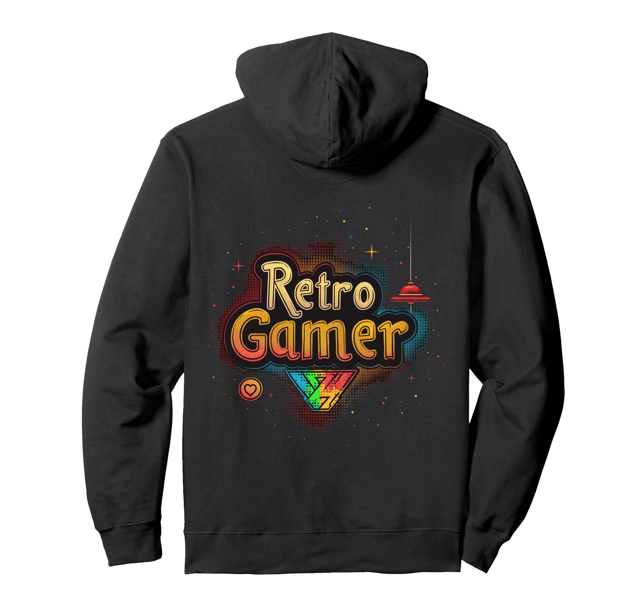 Gamer 80S Arcade Gaming Gift Hoodie - Custom Art Print Men Women - T-Shirt, Sweatshirt, Hoodie