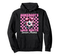 Somebodys Loud Mouth Soccer Mama Mom Hoodie - Minimalist Print for Adults - T-Shirt, Sweatshirt, Hoodie