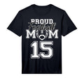 Custom Proud Football Mother Number T-Shirt - Custom Art Print for Adults - T-Shirt, Sweatshirt, Hoodie