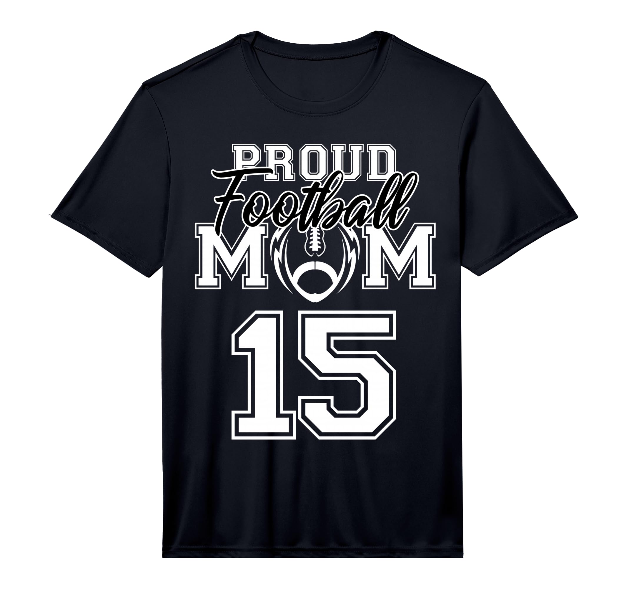 Custom Proud Football Mother Number T-Shirt - Custom Art Print for Adults - T-Shirt, Sweatshirt, Hoodie