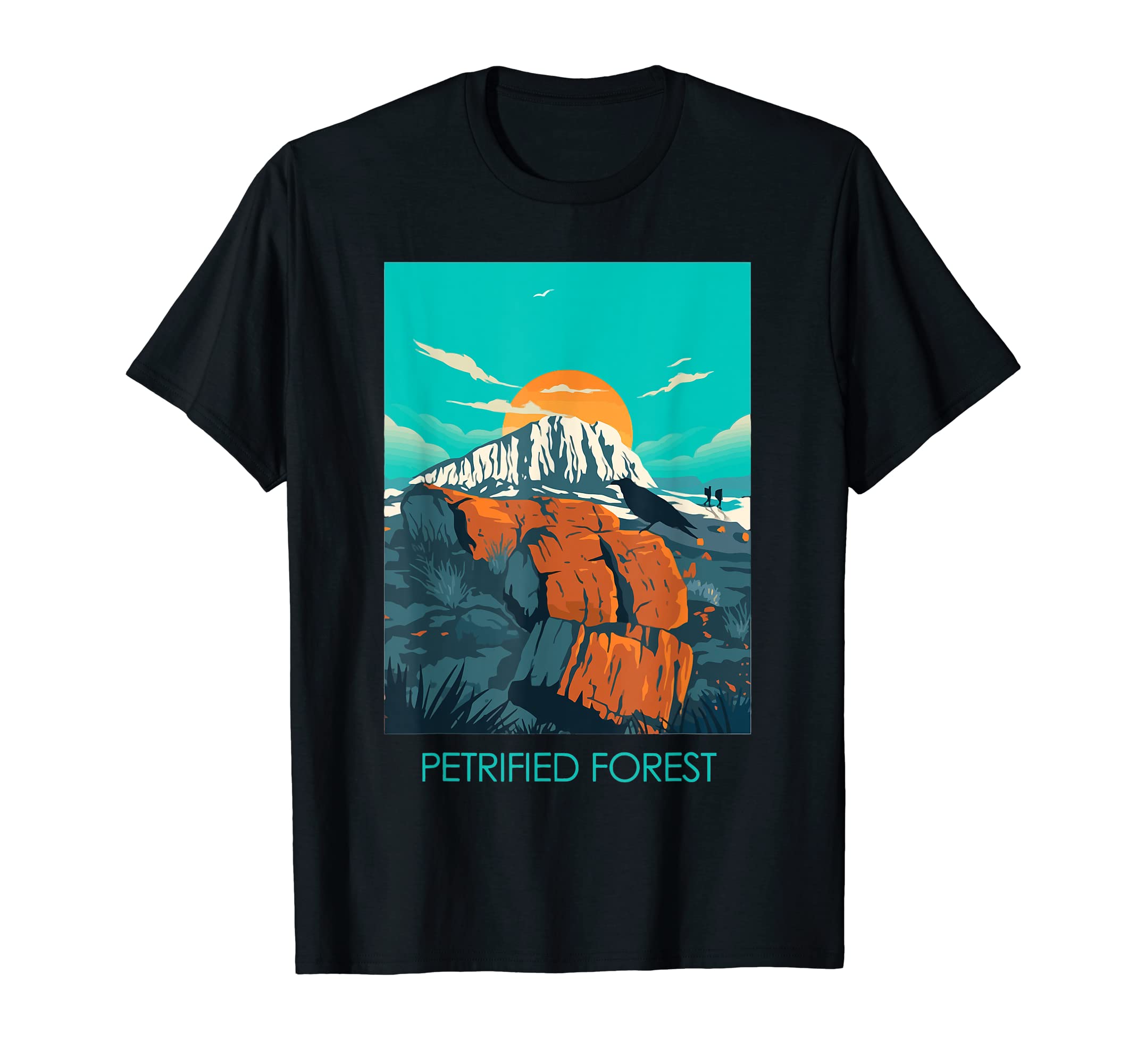 Petrified Forest National Park T-Shirt - Fun Novelty Design for Adults - T-Shirt, Sweatshirt, Hoodie