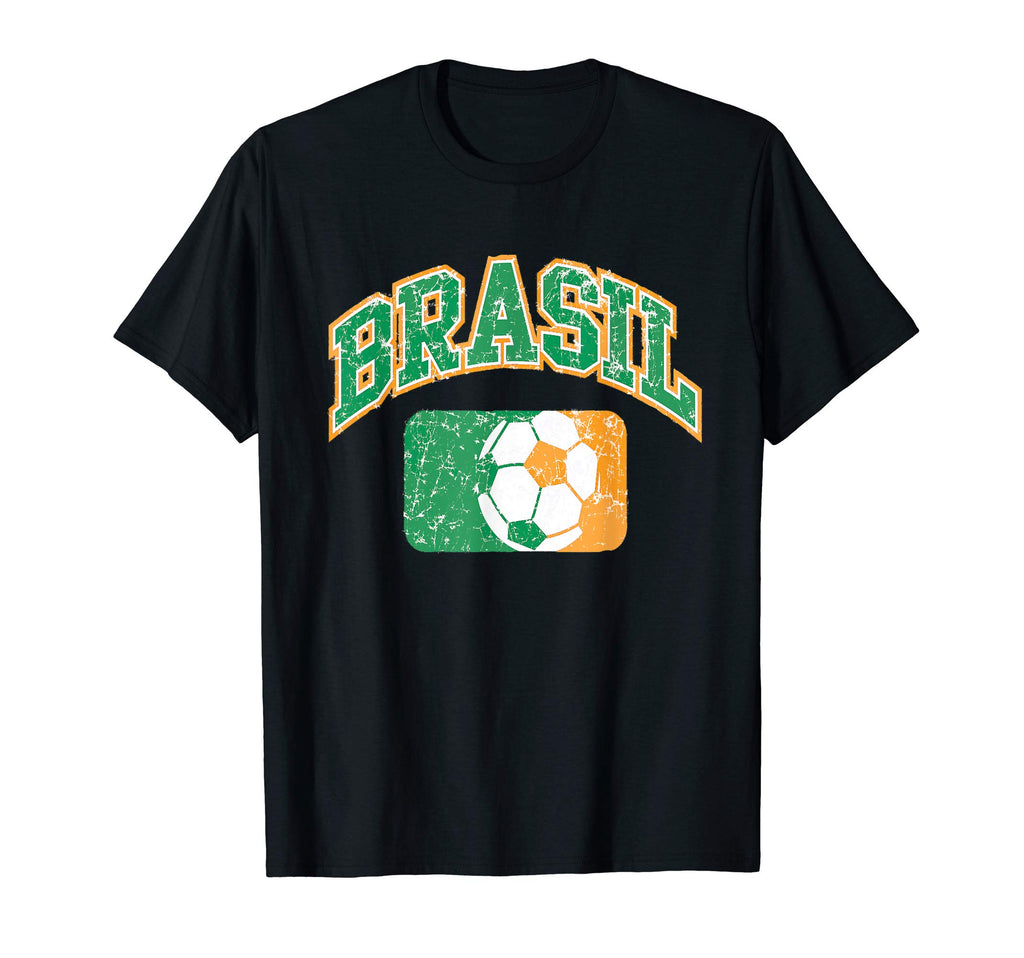 Brasil Brazil Futbol Soccer T-Shirt - Aesthetic Graphic for Adults - T-Shirt, Sweatshirt, Hoodie