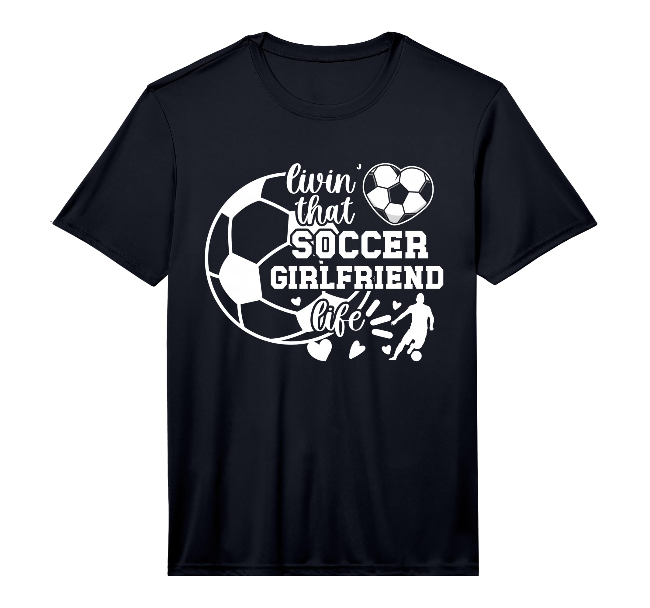 Mens Soccer Girlfriend Life Girlfriend T-Shirt - Minimalist Print Unisex - T-Shirt, Sweatshirt, Hoodie