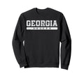 Georgia Soccer White Text Sweatshirt - Fun Novelty Design Unisex - T-Shirt, Sweatshirt, Hoodie