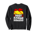 Busy Raising Ballers Softball Mom Sweatshirt - Novelty Apparel Men Women - T-Shirt, Sweatshirt, Hoodie