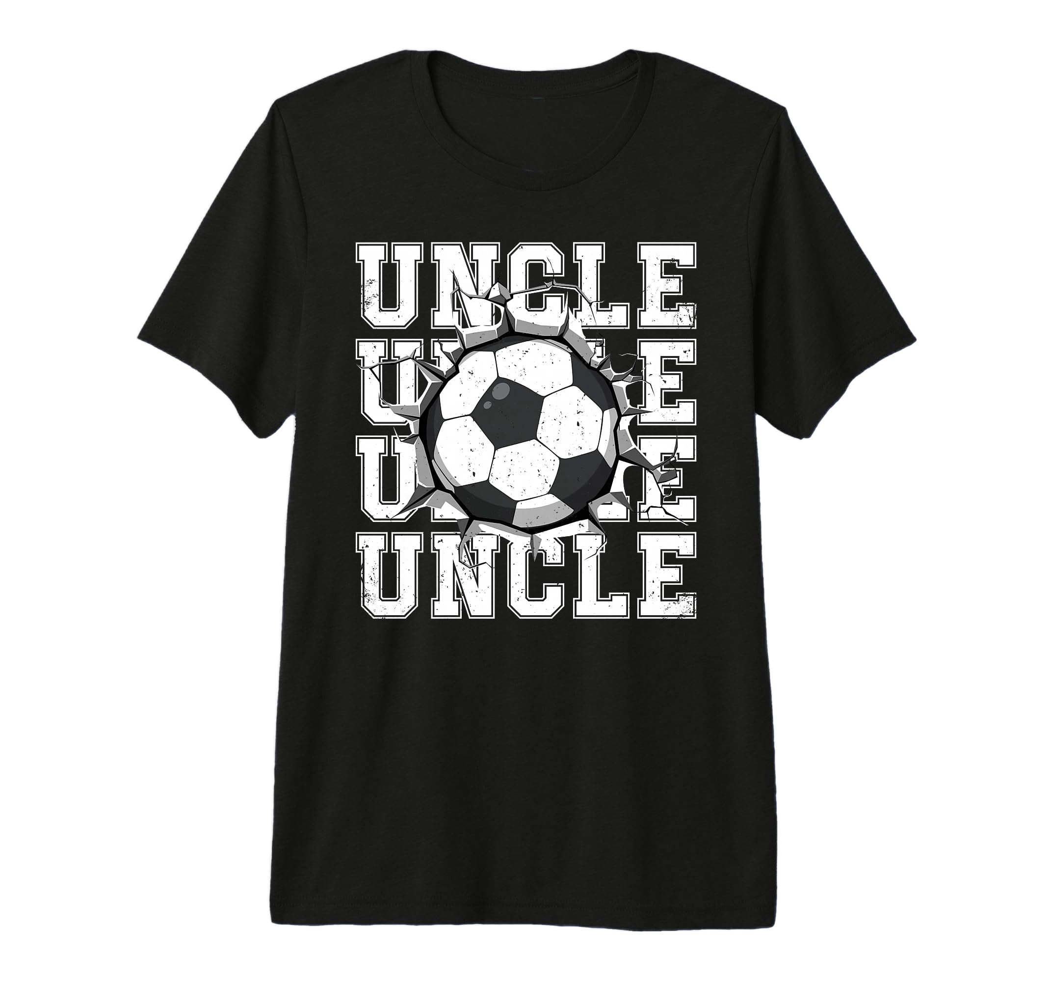 Soccer Uncle Cracked Wall Family T-Shirt - Graphic Print Men Women - T-Shirt, Sweatshirt, Hoodie
