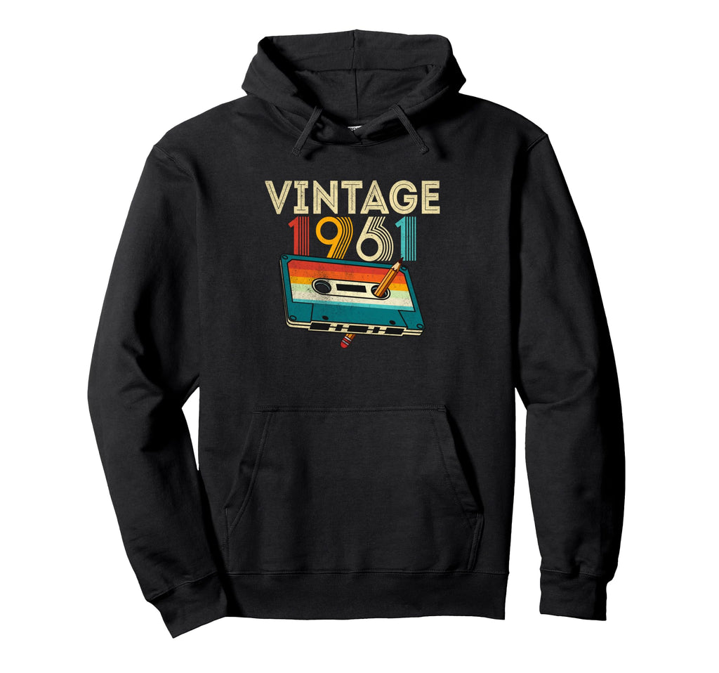 65 Years Old 1961 Cassette Tape 65Th Hoodie - Minimalist Print Unisex - T-Shirt, Sweatshirt, Hoodie