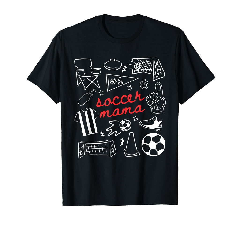 Soccer Mama Mothers Day Game Day T-Shirt - Aesthetic Graphic Men Women - T-Shirt, Sweatshirt, Hoodie