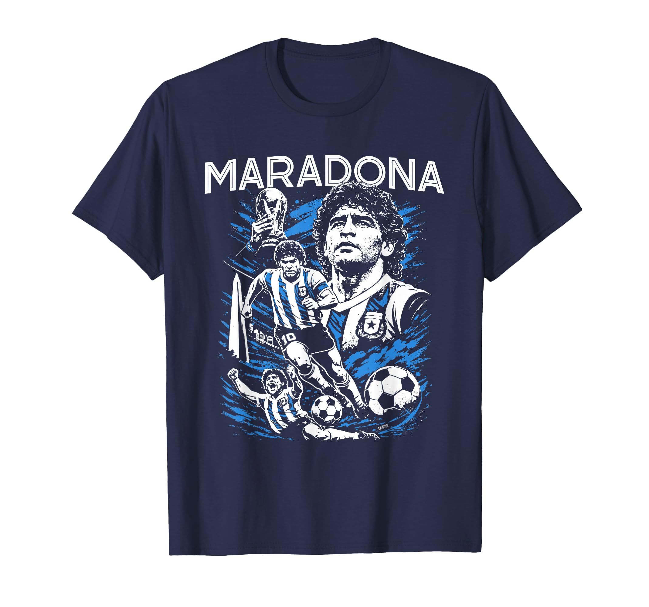 Diego Maradona 90S Hip Hop Soccer T-Shirt - Aesthetic Graphic Men Women - T-Shirt, Sweatshirt, Hoodie