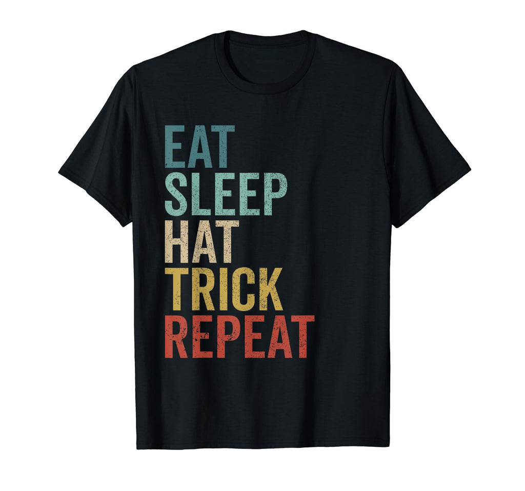 Eat Sleep Hat Trick Repeat Ice T-Shirt - Aesthetic Graphic for Adults - T-Shirt, Sweatshirt, Hoodie