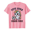 Funny Soccer Unicorn Aura Chaos Core T-Shirt - Streetwear Style for Adults - T-Shirt, Sweatshirt, Hoodie