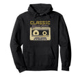 80S 90S Party Nostalgia Cassette Tape Hoodie - Fun Novelty Design Men Women - T-Shirt, Sweatshirt, Hoodie
