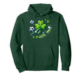 Soccer St Patricks Day Shamrock Hoodie - Trendy Graphic Men Women - T-Shirt, Sweatshirt, Hoodie