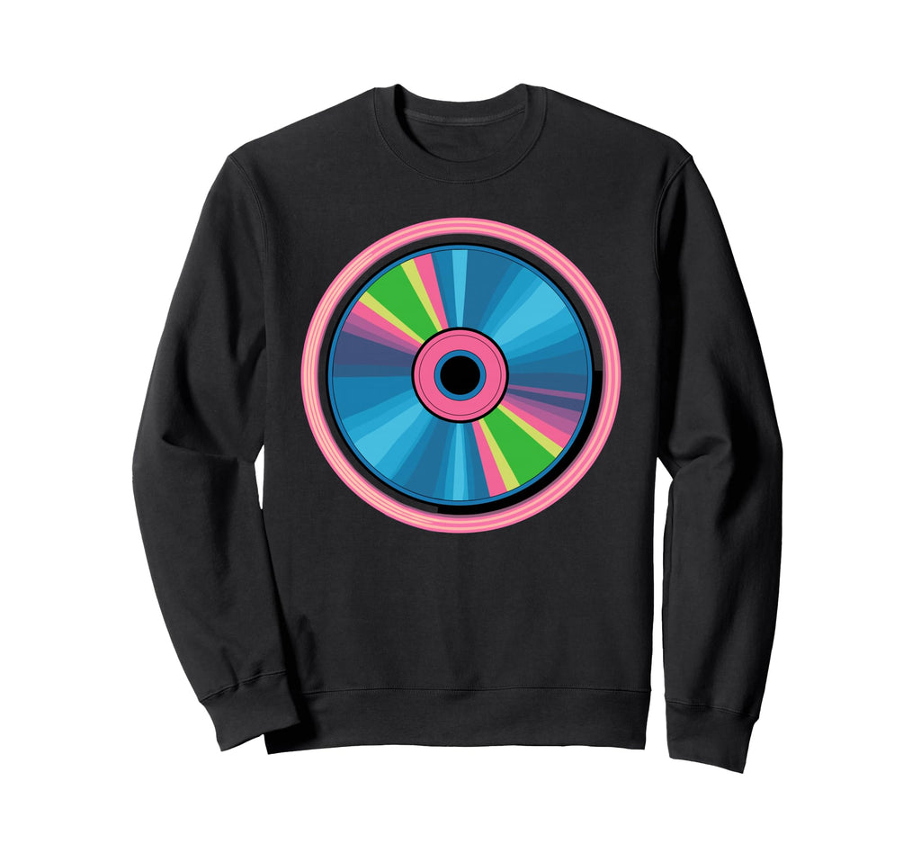 Compact Disc Cd Old School 90S Sweatshirt - Unique Graphic for Adults - T-Shirt, Sweatshirt, Hoodie