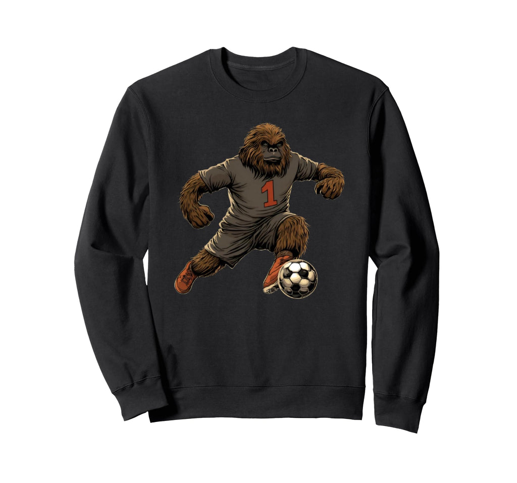 Funny Bigfoot Sasquatch Coach Player Sweatshirt - Unique Graphic Men Women - T-Shirt, Sweatshirt, Hoodie