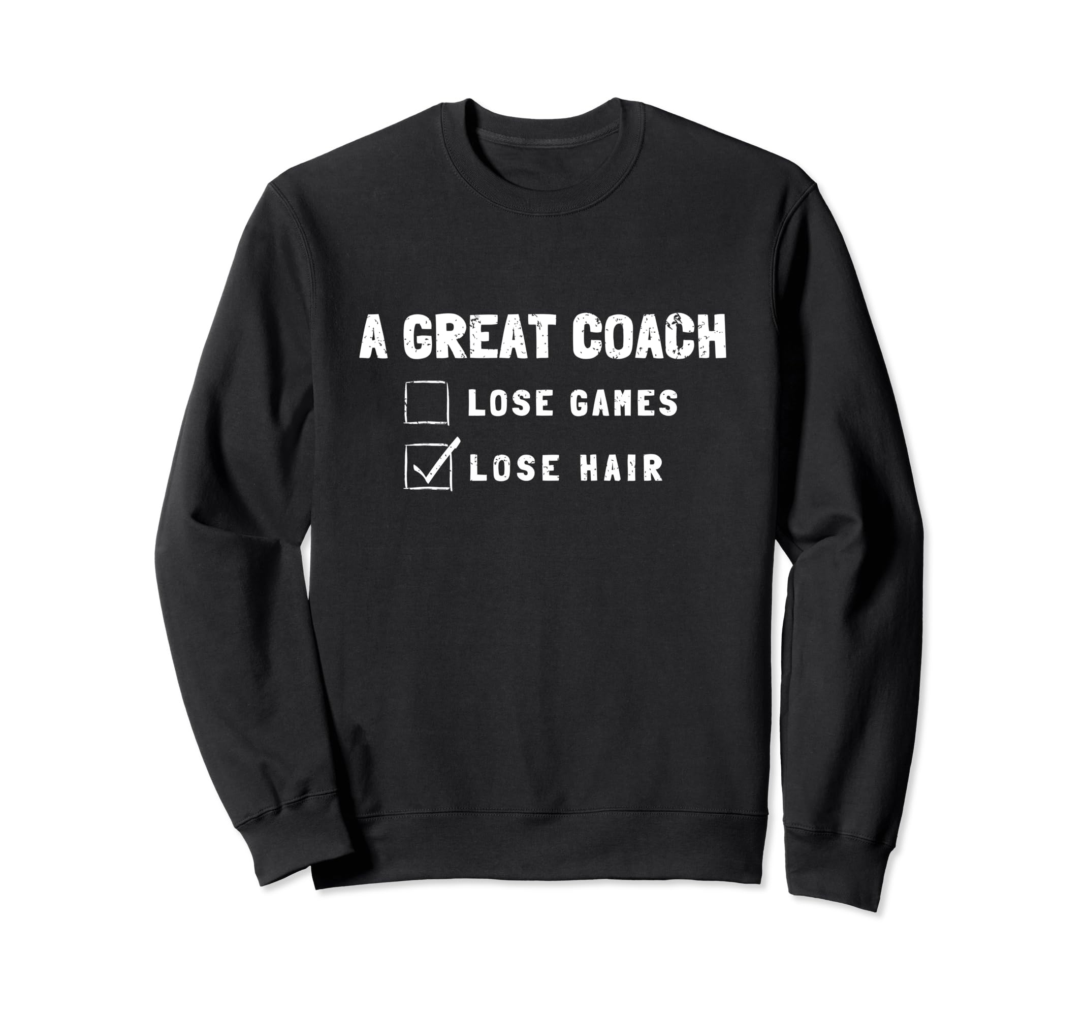 Funny Great Bald Coach Losing His Sweatshirt - Novelty Apparel for Adults - T-Shirt, Sweatshirt, Hoodie