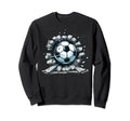 Soccer Ball Break Wall Soccer Sweatshirt - Minimalist Print for Adults - T-Shirt, Sweatshirt, Hoodie