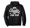 Hockey Goalie Pop Pop Ice Hockey Hoodie - Fun Novelty Design Men Women - T-Shirt, Sweatshirt, Hoodie